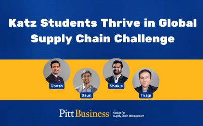 Katz Students Thrive in Global Supply Chain Challenge